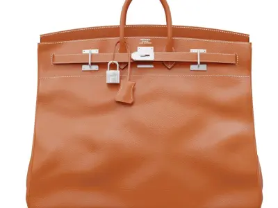 Birkin 55 HAC Bag Low-poly 3D model