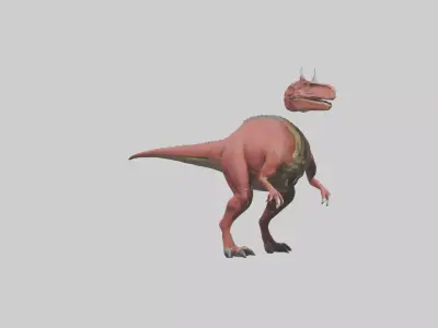 Carnotaurus model Low-poly 3D model