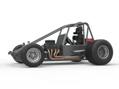 Super rod Base Scale 1 to 25 3D print model