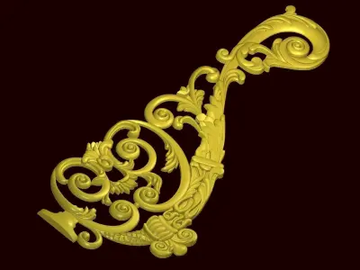 Classic decor ornament 195 3D model