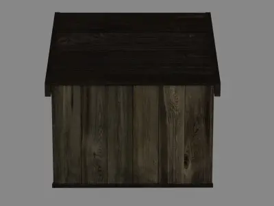 DOG HOUSE  Low-poly 3D model