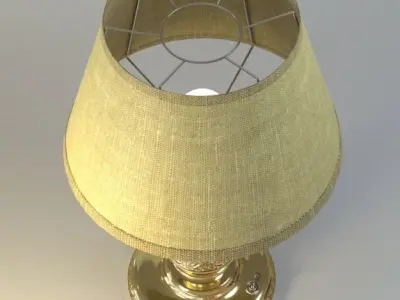 Table lamp 3D model 6