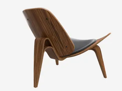 Mid Century Lounge Chair 3D model