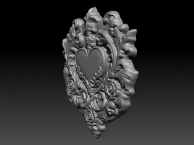 Bas relief Frame 240506 08 3D print model