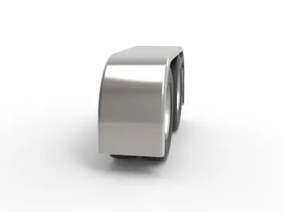 Semi truck Rear fenders Set 1 Scale 1 to 25 3D print model