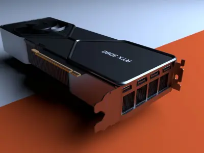 RTX 3080 Model  3D model