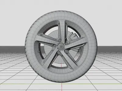 Bentley Mullsanne speed 2017 Wheel 3D model