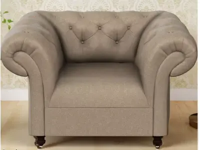 3D Sofa chair Low-poly 3D model