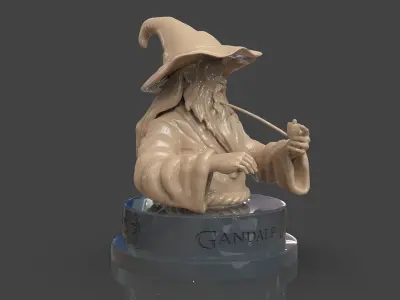 Gandalf The Grey Bust 3D print model