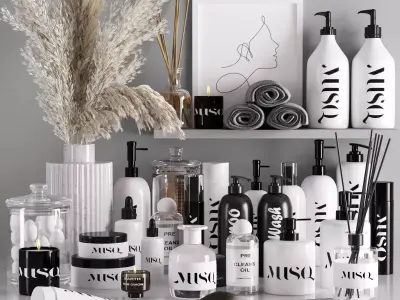 Bathroom accessories05 3D model