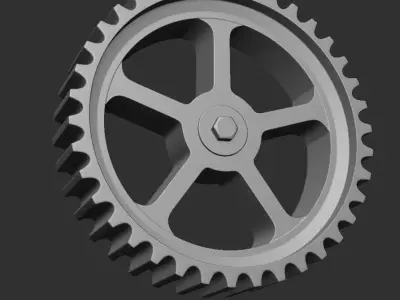 CAR TIMING BELT DECOR 3D print model