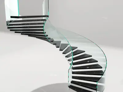 spiral STAIR NO24 A 3D model