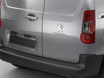 Peugeot Partner Van 2019 3D model