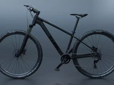 MTB CUBE AiM SL in 4 colors 3D model