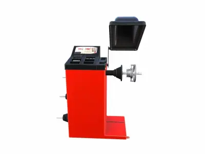 Wheel Balance Machine Low-poly 3D model