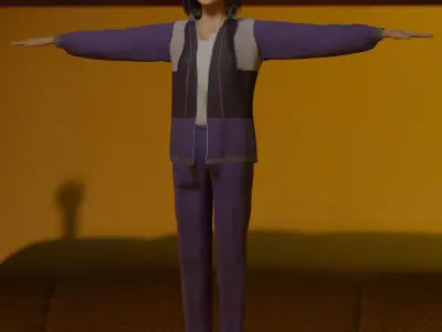 Sport tulpa Free low-poly 3D model