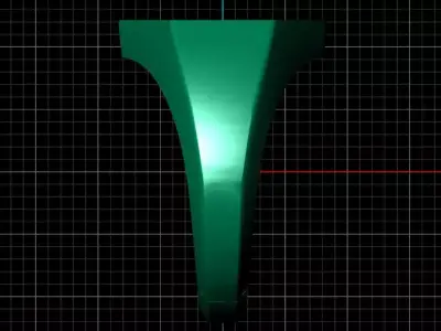 Mens Black Enamel Geometric Signet  Ring 1 3D print model