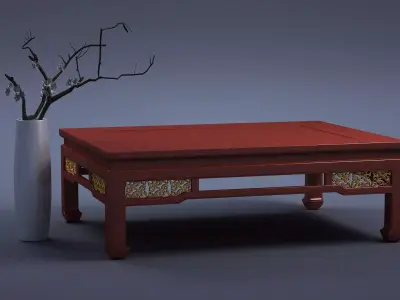 cabinet cabinet wardrobe sofa bed table bookshelve 3D model