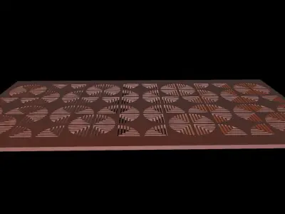 MDF   WPC Jali For Interior  3D print model