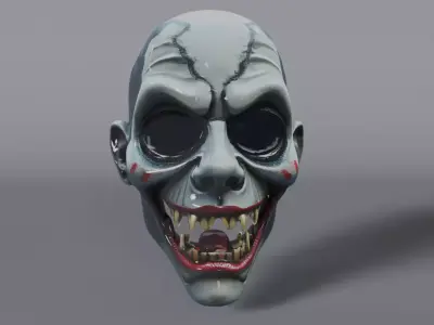 japanese mask  3D model purchase