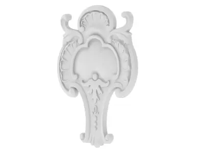 Cartouche Ornament 020 3D model