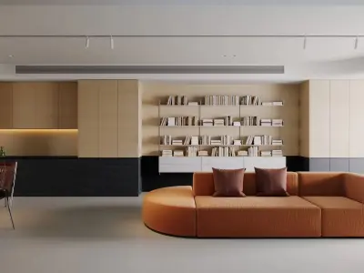Modern  rendering Low-poly 3D model Low-poly 3D model