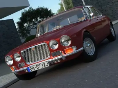 Jaguar XJ6 1972 3D model