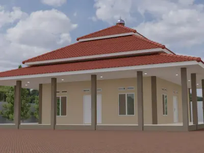 Mosque Free 3D model