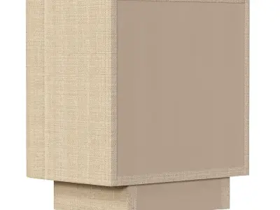 Westelm Solstice Nightstand Sidetable 3D model