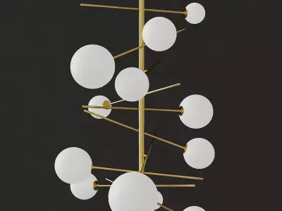 Globo Chandelier 3D model