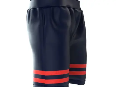 Soccer Jersey Shorts 3D model