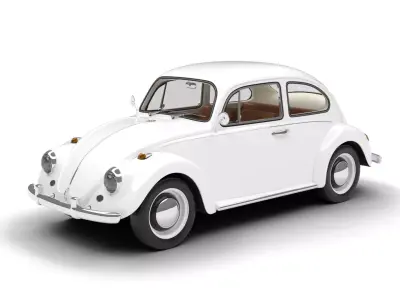 Volkswagen Beetle Type 1 1200 1965 3d model 3D model
