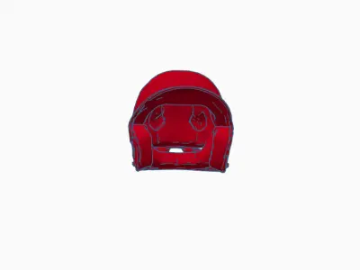 Baseball Helmet 3D Model STL FBX OBJ Digital Download 3D print model