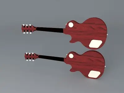 Gibson Les Paul Standard guitar Free 3D model