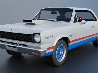 AMC Hurst SC Rambler 1969 3D print model