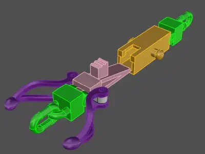 Bracelet lock clasp box 3D print model 3D print model