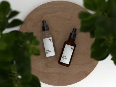3D Modeling Bottle Serum 3D model