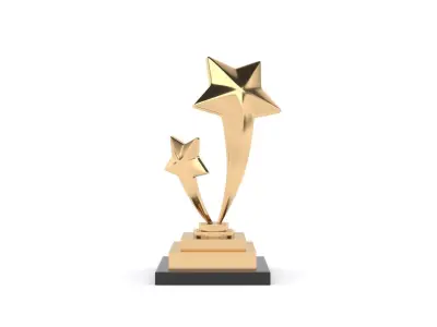 Cups Trophy 3D model 6