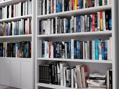 Complete Book Set Low-poly 3D model