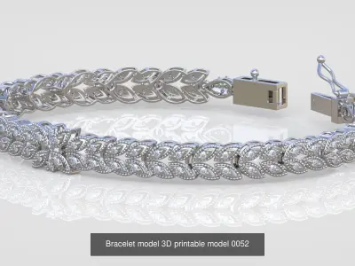 Ring Bracelet Earring and Pendant Set 3D printable model 0118 3D Model Pack