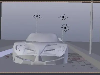 Car Animation  Low-poly 3D model