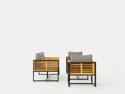 Tarruza Is Living Group Low-poly 3D model