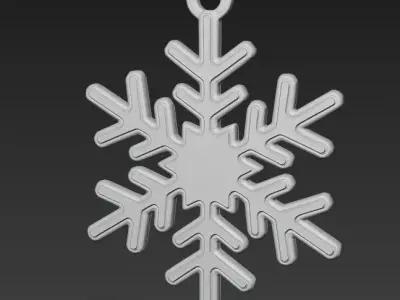 Collection of Christmas ornaments  11 pieces 3D print model