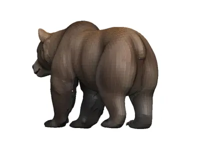 Bear-Bear Low-poly 3D model