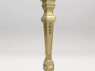 Carved Leg 3D model