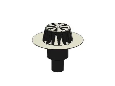 Rooftop Rain Funnel 3D model