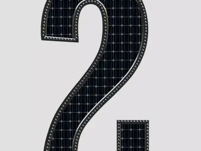 Solar Panel Number - 2 3D model