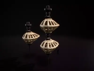 building 8 Low-poly 3D model