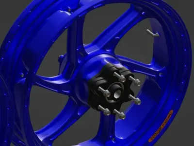 OZ Tire Racing Low-poly 3D model