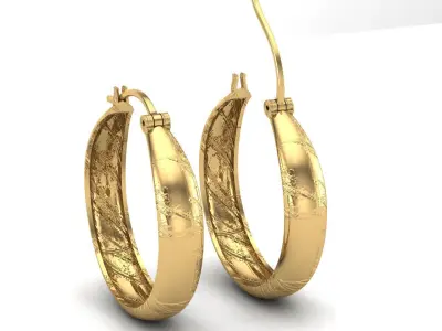 earrings 3D print model